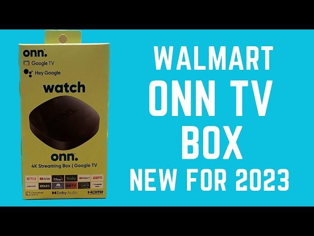 WALMART ONN ANDROID TV BOX (New for 2023)