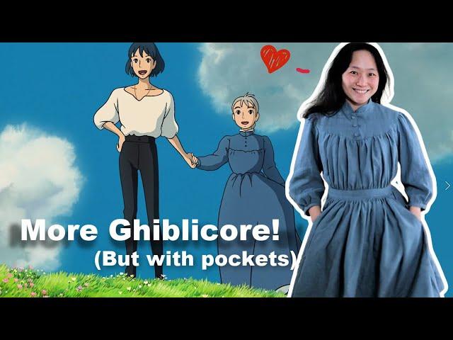 I sewed a Sophie Cosplay (but made it a house dress with pockets) || Cottagecore Dressmaking