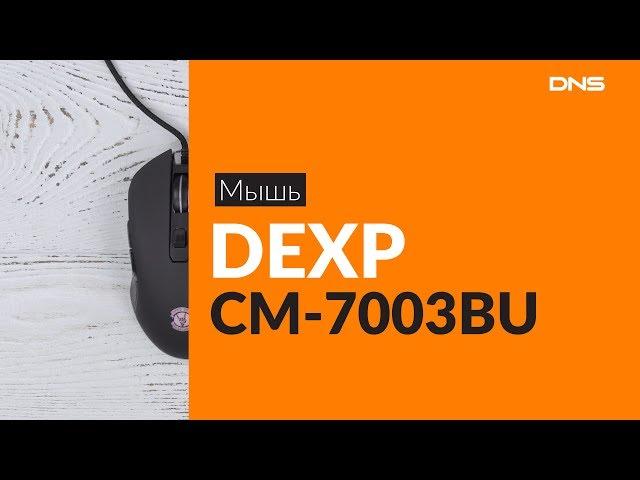 Распаковка мыши DEXP CM-7003BU / Unboxing DEXP CM-7003BU