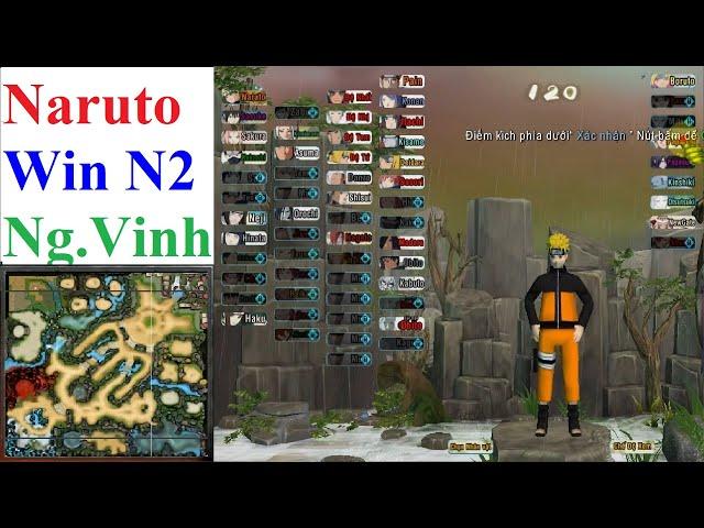 WAR3 - 629 | Naruto - Full Win N2 - Nguyễn Vinh | Hero Defense - Warcraft 3 - Wc3 #gamer