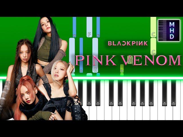 BLACKPINK - ‘Pink Venom’ - Piano Tutorial