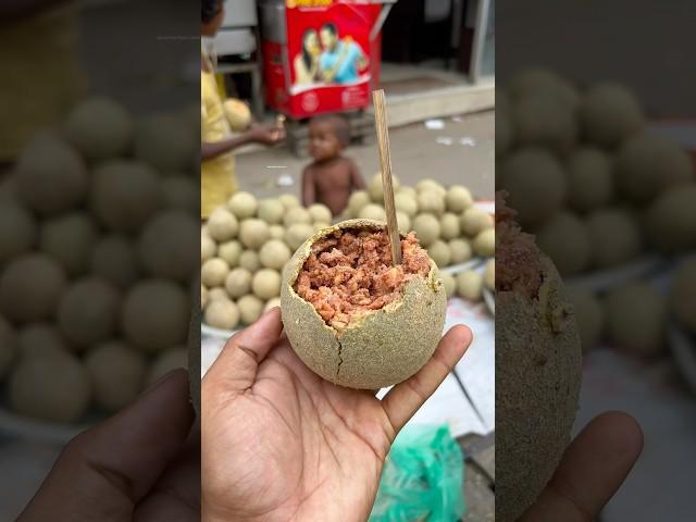 Tasty Masala Bel or WoodApple!Mouth Watering Street Food #shorts #fruits #streetfood #viralvideo