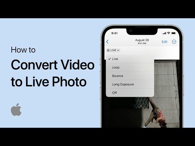 How To Convert Video to Live Photo on iPhone - iOS 18 Tutorial