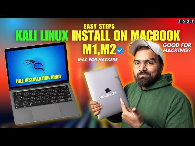 How to Install Kali Linux 2025 on Mac M1/M2 Using UTM Easy and Free.