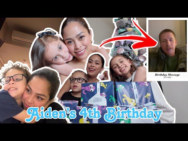 AIDEN’S BIRTHDAY| BIRTHDAY MESSAGE PARA KAY BUNSO️ | SIMPLE CELEBRATION