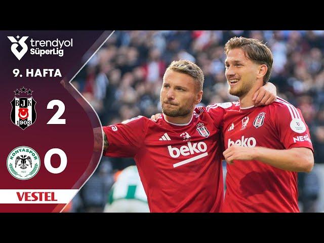 Vestel | Beşiktaş (2-0) Konyaspor - Highlights/Özet | Trendyol Süper Lig - 2024/25