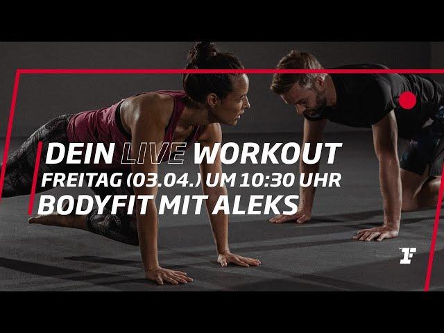 Fitness First Live Workout - BodyFit mit Aleks