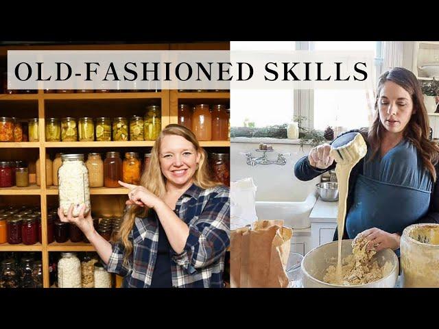 Learning Old-Fashioned Skills | Carolyn Thomas of Homesteading Family