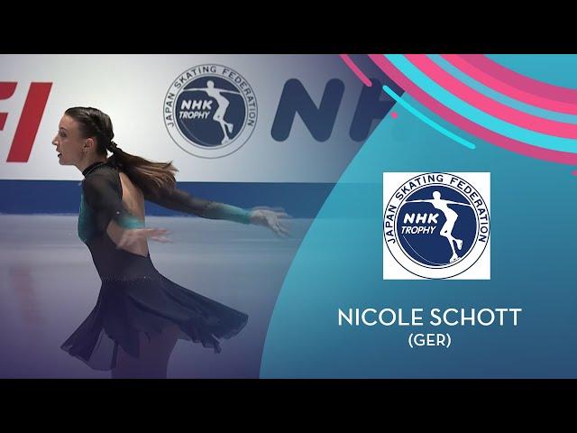 Nicole Schott (GER) | Women FS | NHK Trophy 2021 | #GPFigure