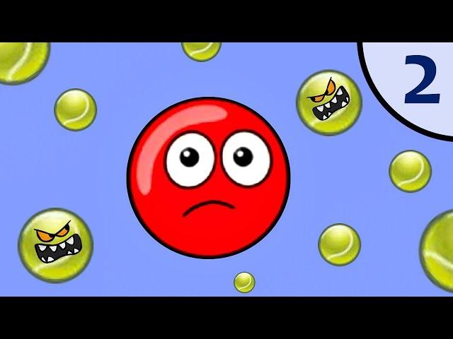 Новый Несносный КРАСНЫЙ ШАР #2. Мультик ИГРА New Red Ball на Игрули TV