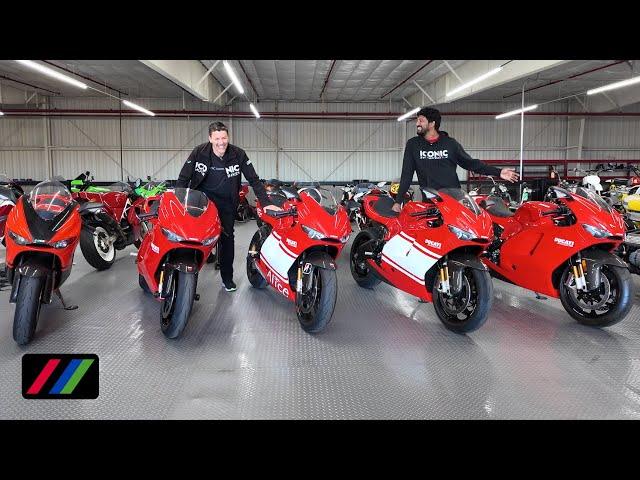 FIVE DUCATI DESMOSEDICIS & A Tale of Blue Coolant Blues