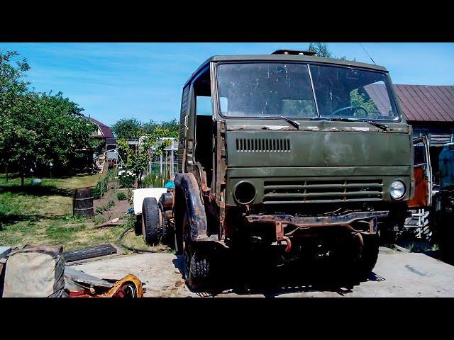 The guy RESTORED an old rusty TRUCK, which they wanted to hand over to the metal acceptance