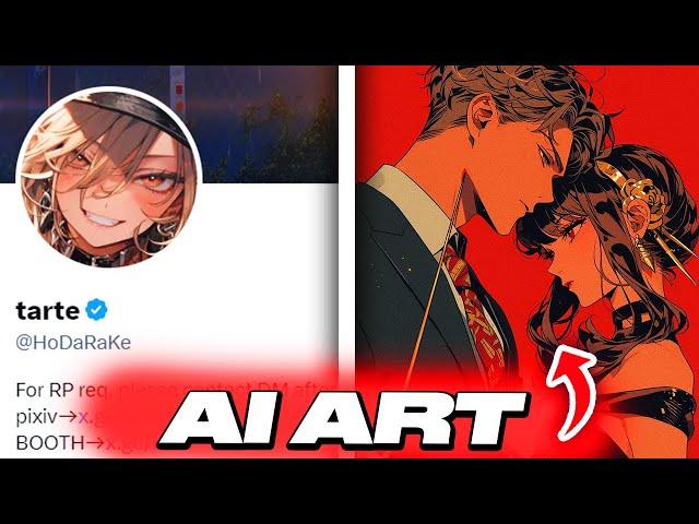 This POPULAR Twitter Artist Is Just An AI Art Spammer