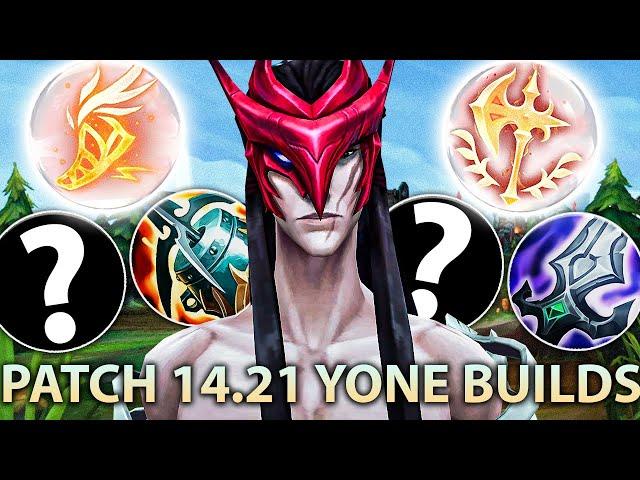TWO *S TIER* PATCH 14.21 YONE BUILDS!