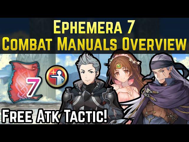 Ephemera 7 Combat Manuals Overview (Starfish+, Even Def Wave, Atk Tactic) | Fire Emblem Heroes Guide