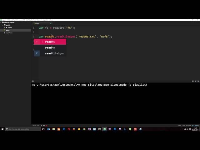 Node JS Tutorial for Beginners #9 - Reading & Writing Files (fs)