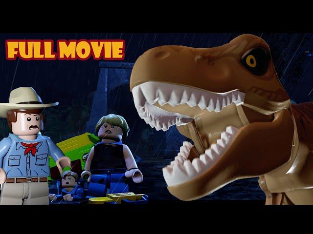 LEGO Jurassic World - JurassicPark All Cutscenes Full Movie Story in 2K Complete Gameplay Cinematics