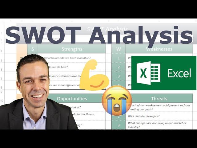 How to Make SWOT Analysis in Excel (with BEST Prompting Questions)