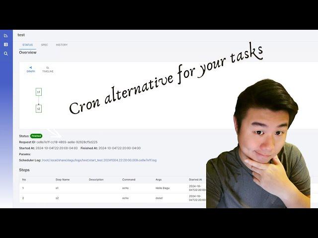 Homelab Series - CRON alternative with a GUI - Dagu