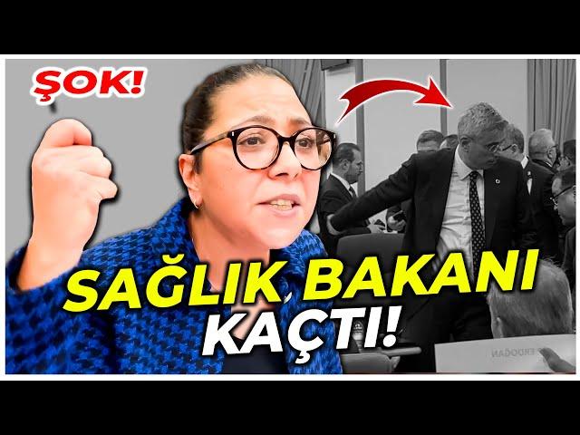 Sera Kadıgil öyle bir konuştu ki… Sağlık Bakanı kaçtı! “Bu çetenin sahibi Recep Tayyip Erdoğan'dır!"