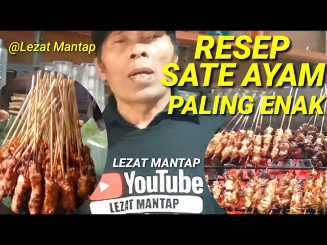 Resep sate ayam Madura paling enak & mudah,Sate ayam, Bumbu sate ayam @lezat mantap.