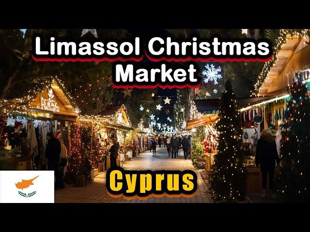 Christmas Market Limassol Cyprus 2024. Cyprus Christmas Vlog