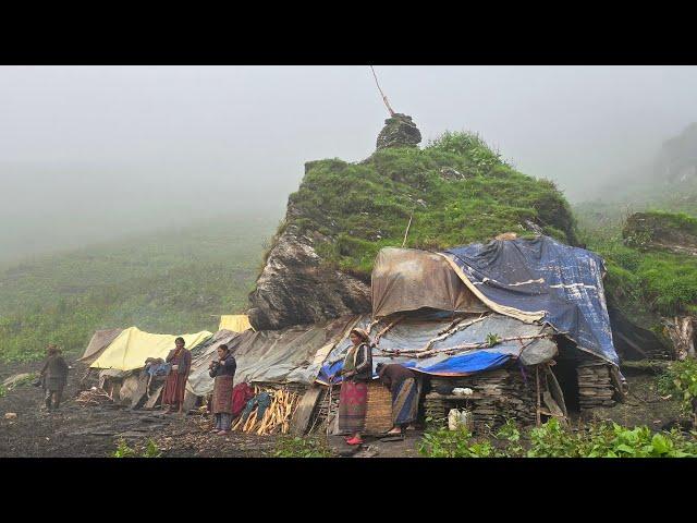 Best Rural Life in the Jagdula Mountains in Nepal । How people Live in Rainy Day ।Documentary Video