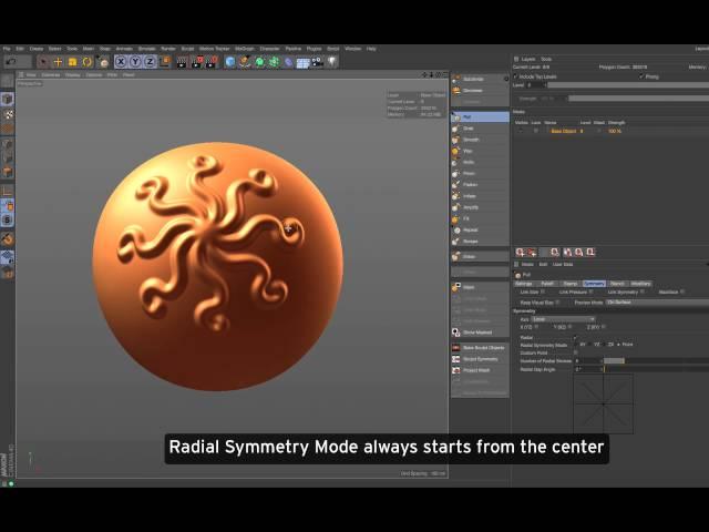 Cinema 4D R17 – Sculpting improvements