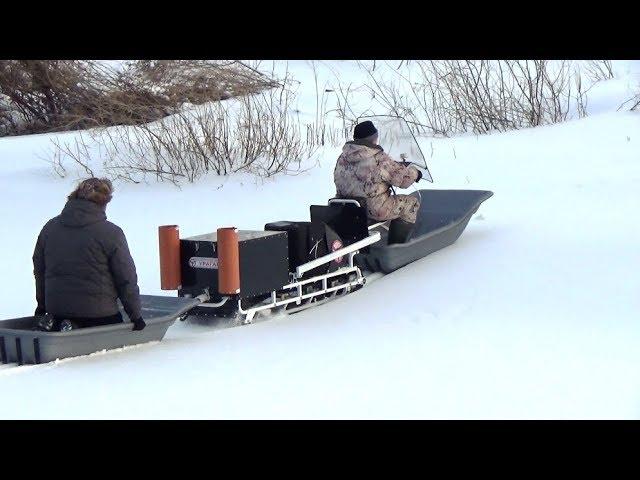 Новинка.  Ураган Тайга,  повышенной проходимости. Мой новый мотобуксировщик.