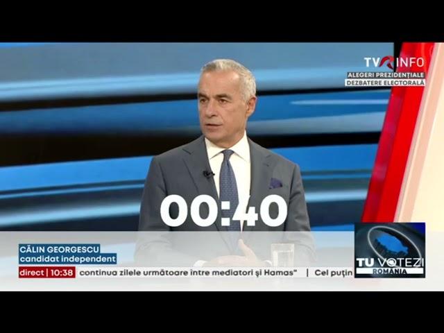 Apariție televizată la TVR Info - Călin Georgescu #CG11 #pace