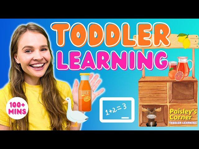 Toddler Learning Video - Juice Stand | Learning Videos for Toddlers | Educational Videos for Kids