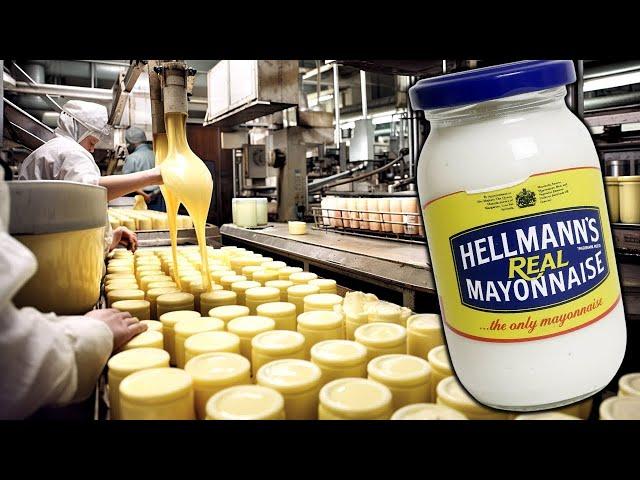 How Mayonnaise is Made | How Hellmann's Real Mayonnaise is made in Factory