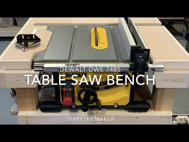 Table saw Bench for DeWalt DWE 7485  HD 1080p