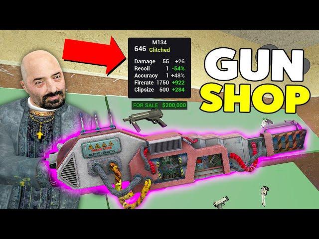 Overpowered Upgraded GUN SHOP! - Gmod DarkRP Gun Dealer (New Inventory And Weapons)