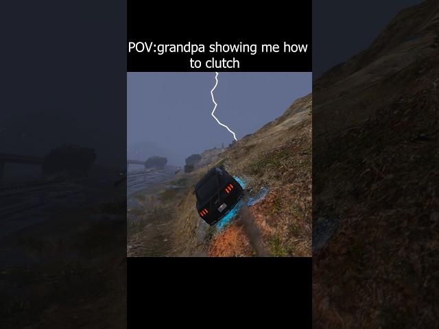 POV : you let grandpa drive your million dollar mustang  now God help me #shorts #gta5 #gtastunts