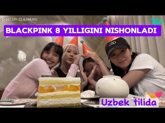 Blackpink weversedagi jonli efiri o'zbek tilida | Blackpink Uzbek tilida