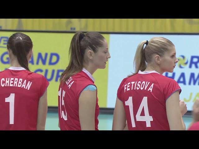 RUS v JPN   2017 Women's World Grand Champions Cup