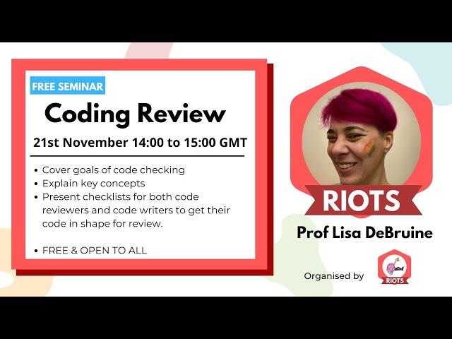 Tips on how to review your code | Prof Lisa Debruine