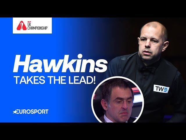 Ronnie O'Sullivan in trouble as Barry Hawkins takes the lead   | 2024 UK Championship Highlights