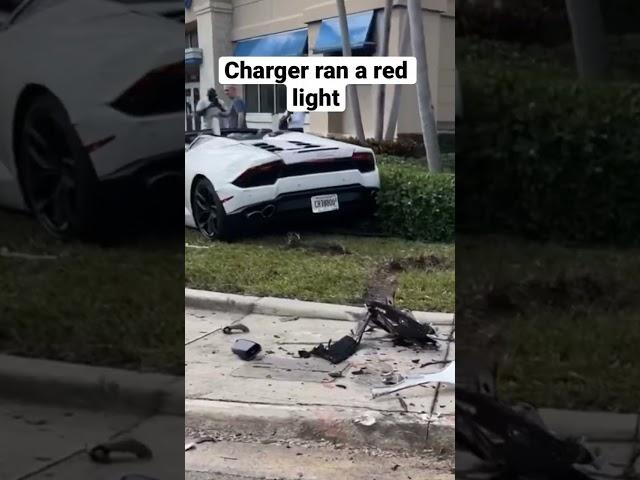 Lamborghini Crashes After Carshow 