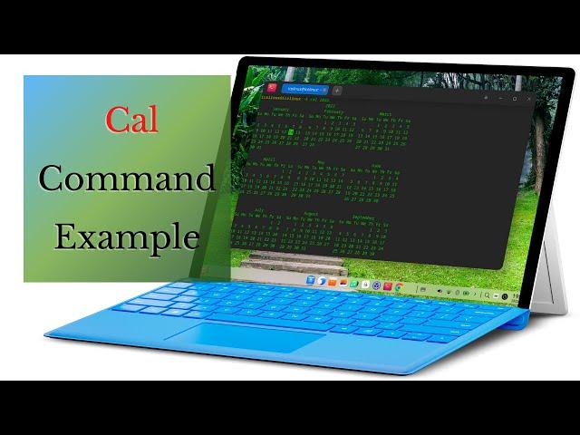 Cal Command Example