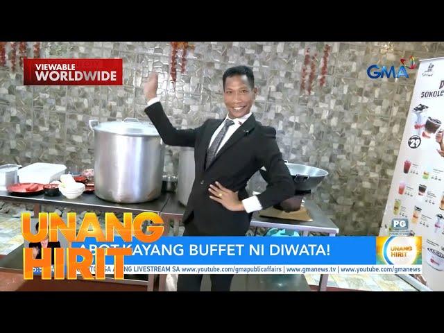 Abot-kayang buffet ni Diwata, 169 pesos lang?! | Unang Hirit