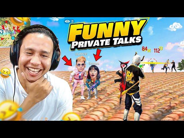 Funny Private Talks with Sooneeta & UG Ayush Bhai  Free Fire Max