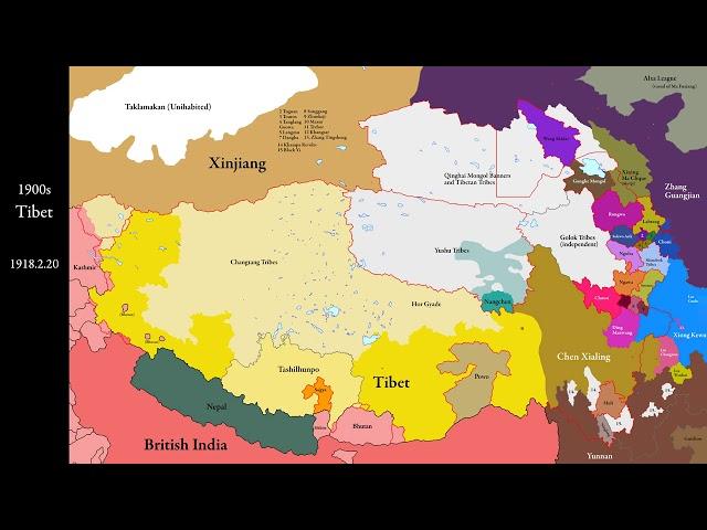 The History of 20th Century Tibet: Every Day [MAJOR ERRORS]