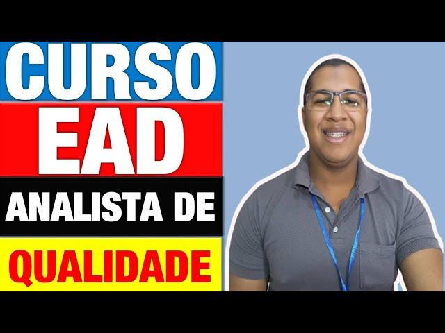 Curso Analista de Qualidade Online [CURSO EM EAD]