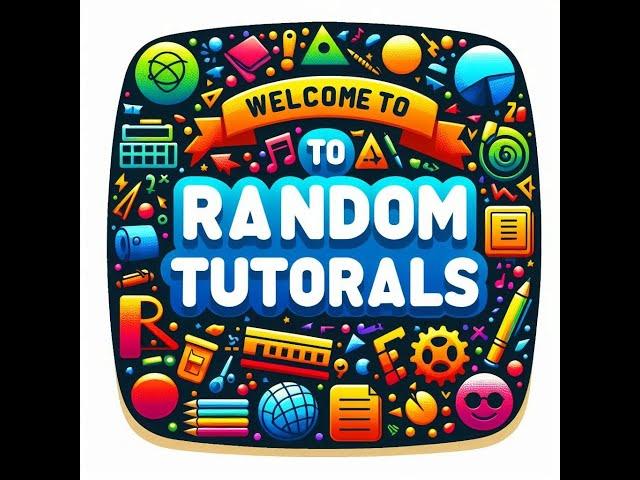 Welcome to Random Tutorials with Alex!