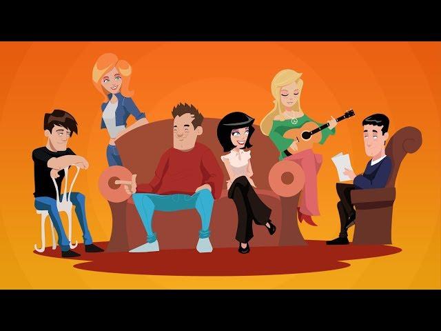 Как учить английский язык по сериалу "Друзья" [GeekBrains]