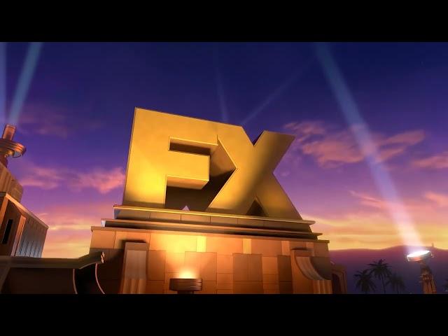 The FX logo in the style of the 20th Century Fox 2009 structure