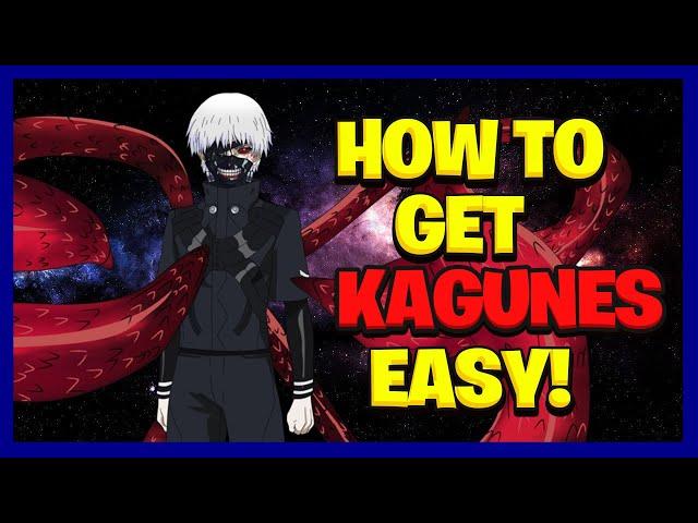 How to get or find Kagunes in Anime Fighting Simulator EASY!