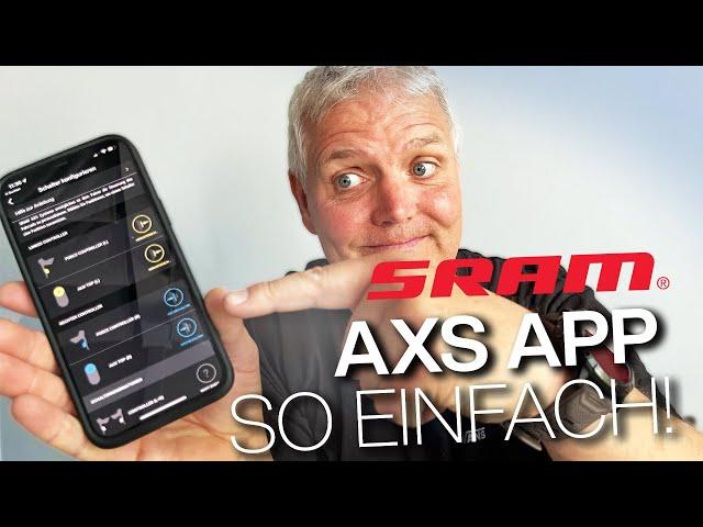 Sram AXS App erklärt! Schalter koppeln, Konfiguration, MicroAdjust, Multishift uvm. im Detail!